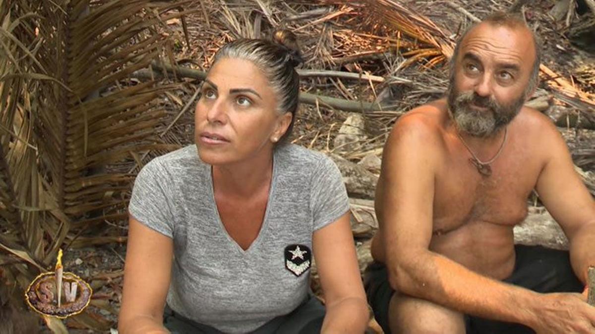 Yaiza y Ginés en 'Supervivientes'