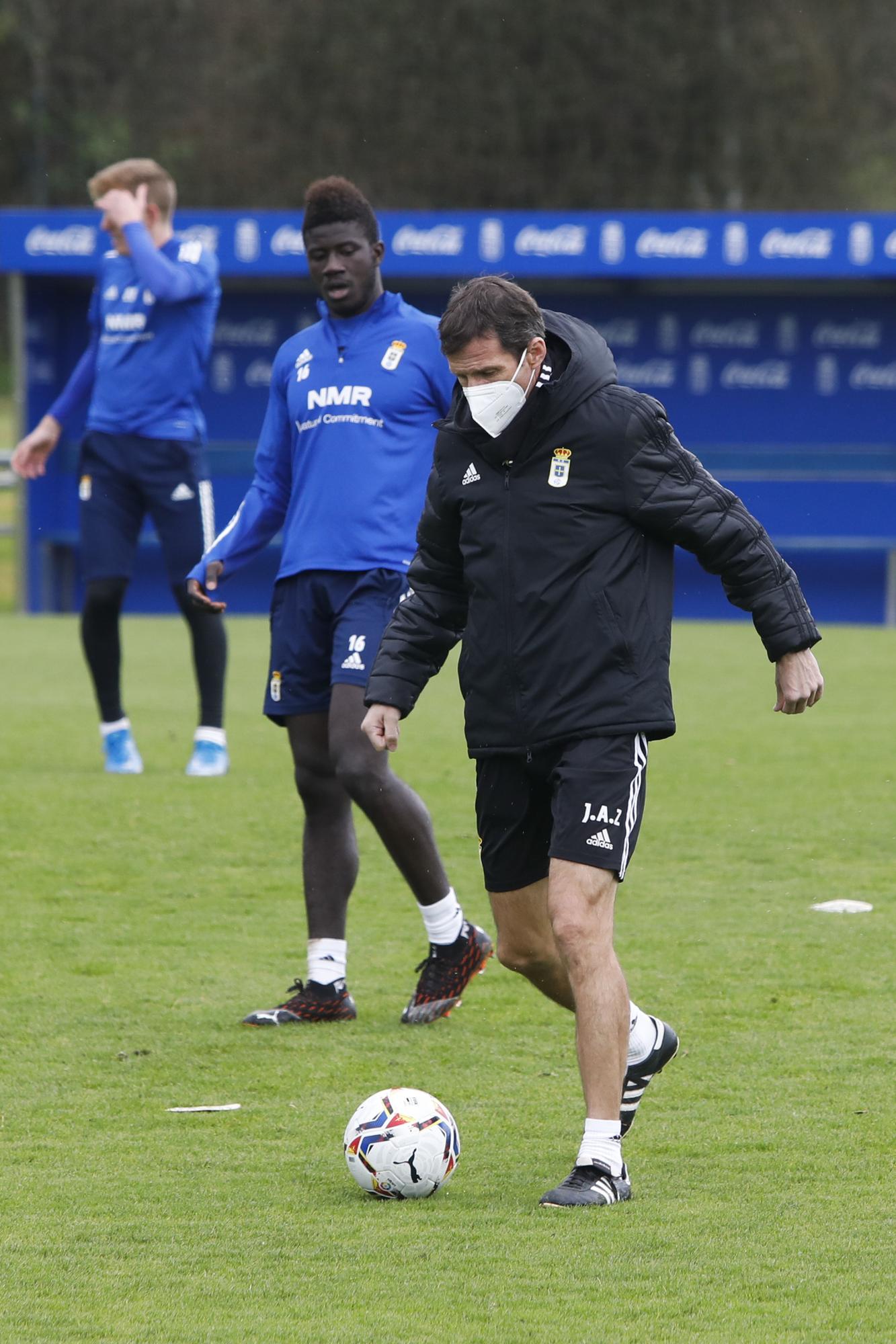 El entrenamiento del Oviedo