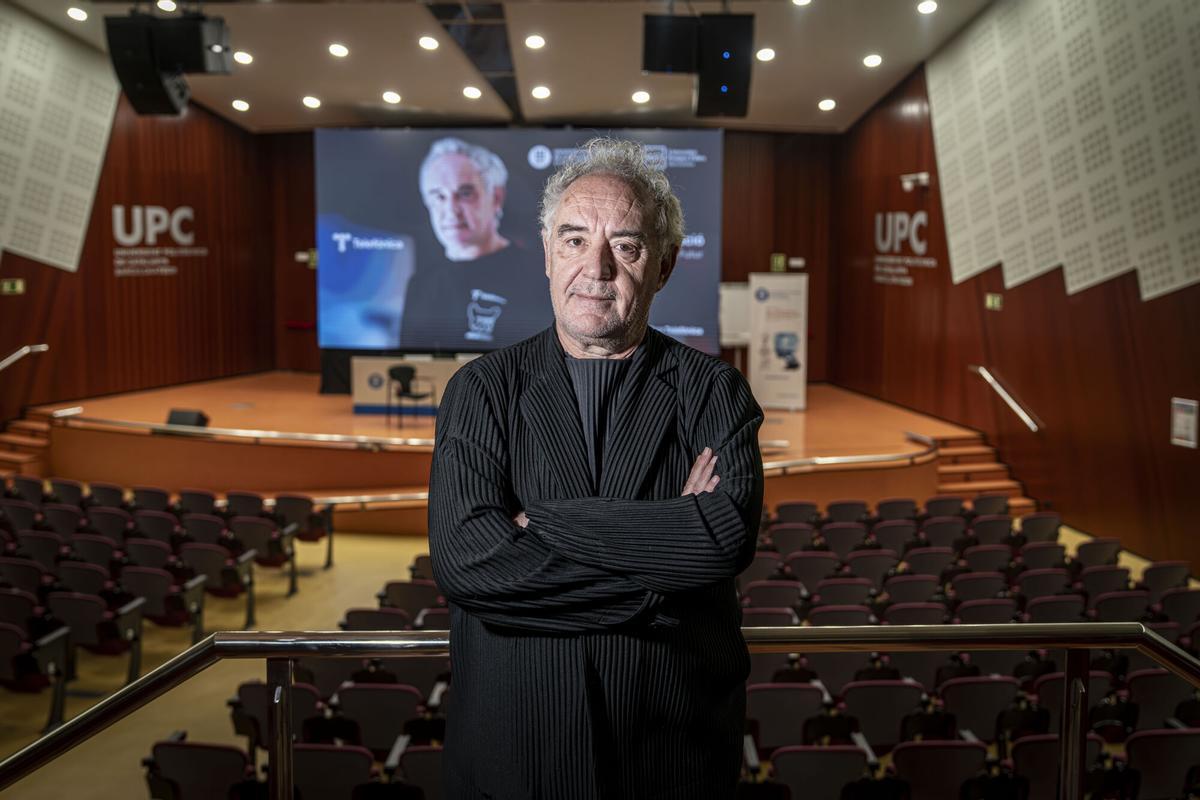 Barcelona 02/12/2025 Economía. Entrevista Ferran Adrià. AUTOR: MANU MITRU