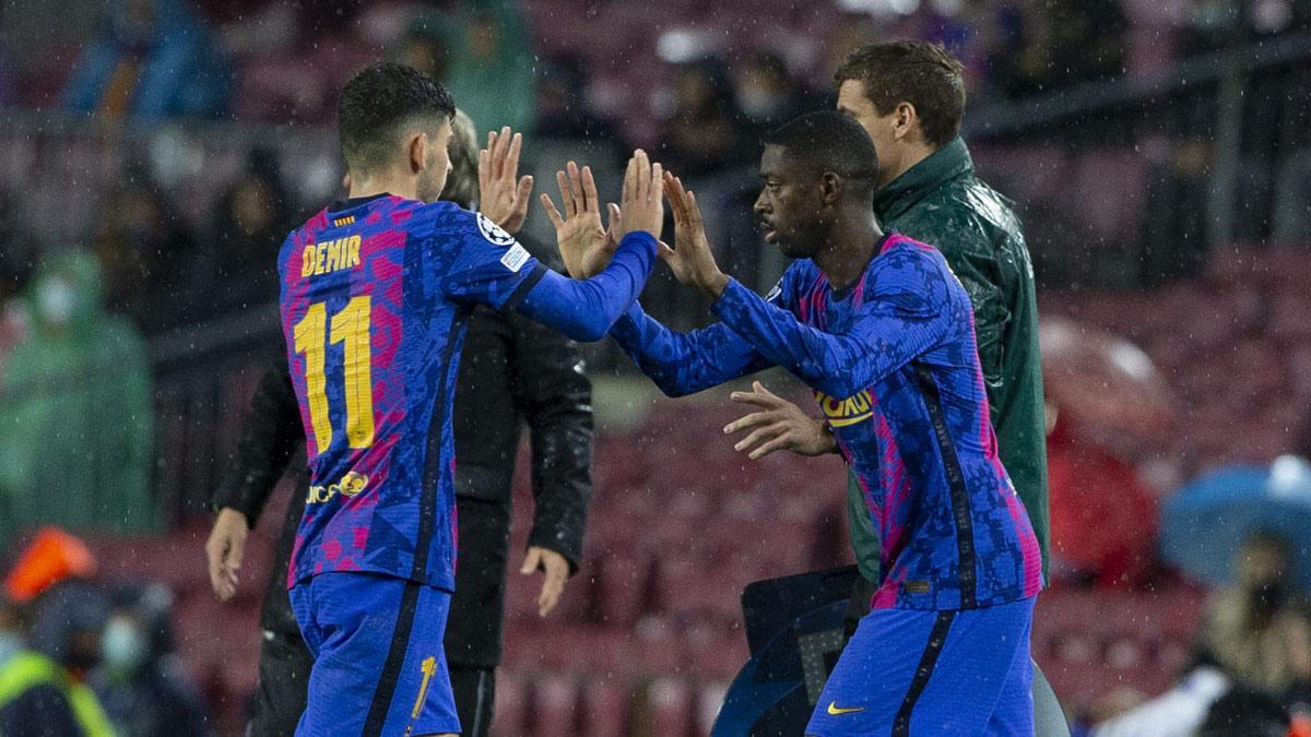 Dembélé regresó al equipo ante el Benfica