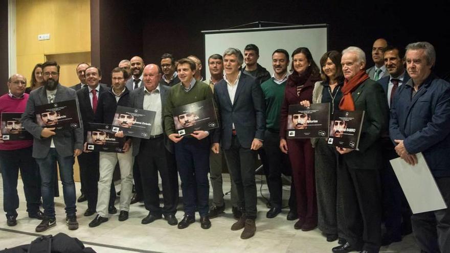 Los galardonados por Asturias Movember.