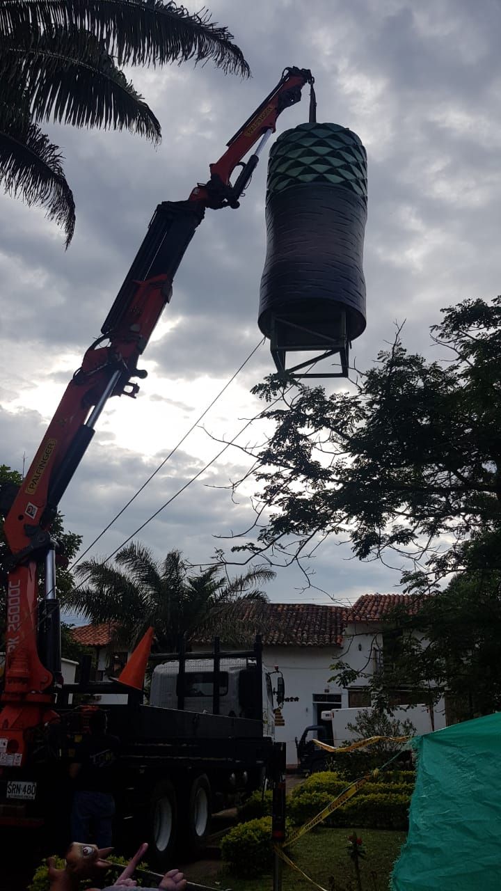 La "plantà" de una falla permanente en Curití, Colombia