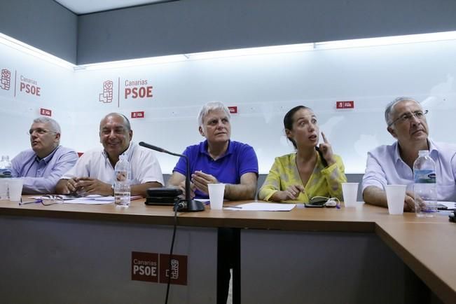 Delia Padrón Comisión Ejecutiva Regional del PSOE de Canarias , Miguel Ángel Pérez ,  Patricia Hernández y Julio Cruz entre otros