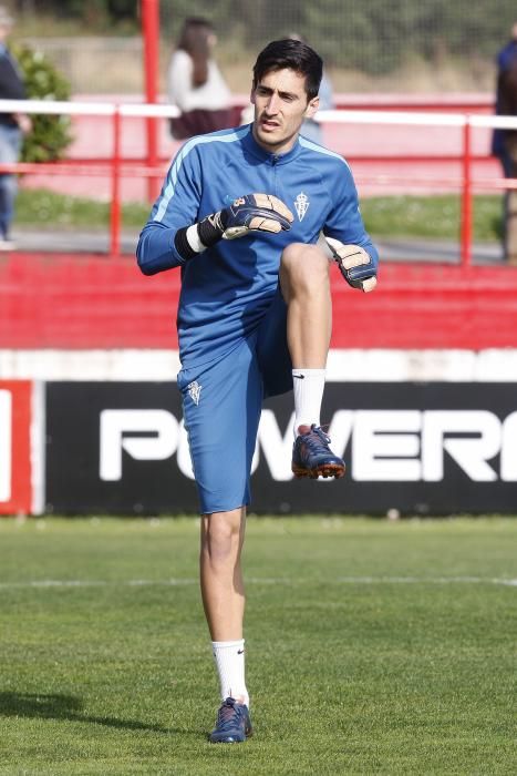 Entrenamiento del Sporting