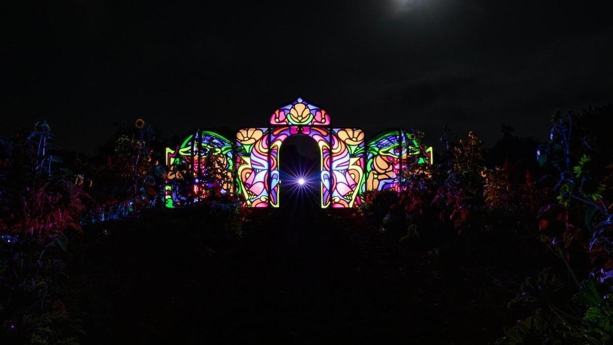 Imagen de la obra 'Lumière en Couleur' del artista portugués Akacorleone