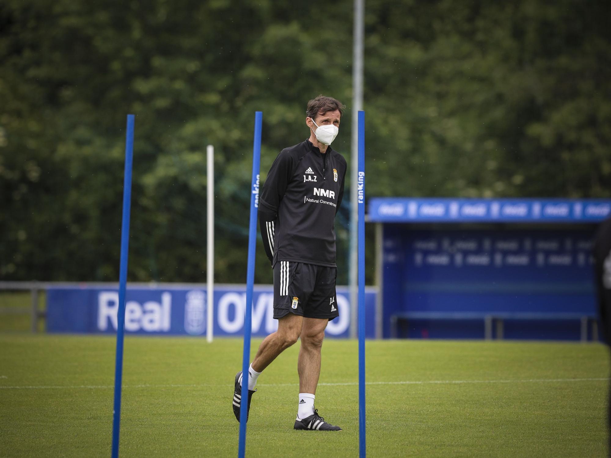 Las imágenes del entrenamiento del Oviedo