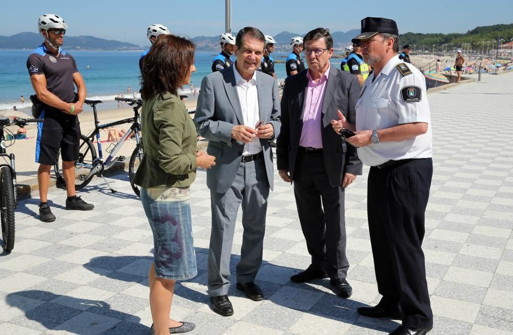 Máxima seguridad en las playas de Vigo