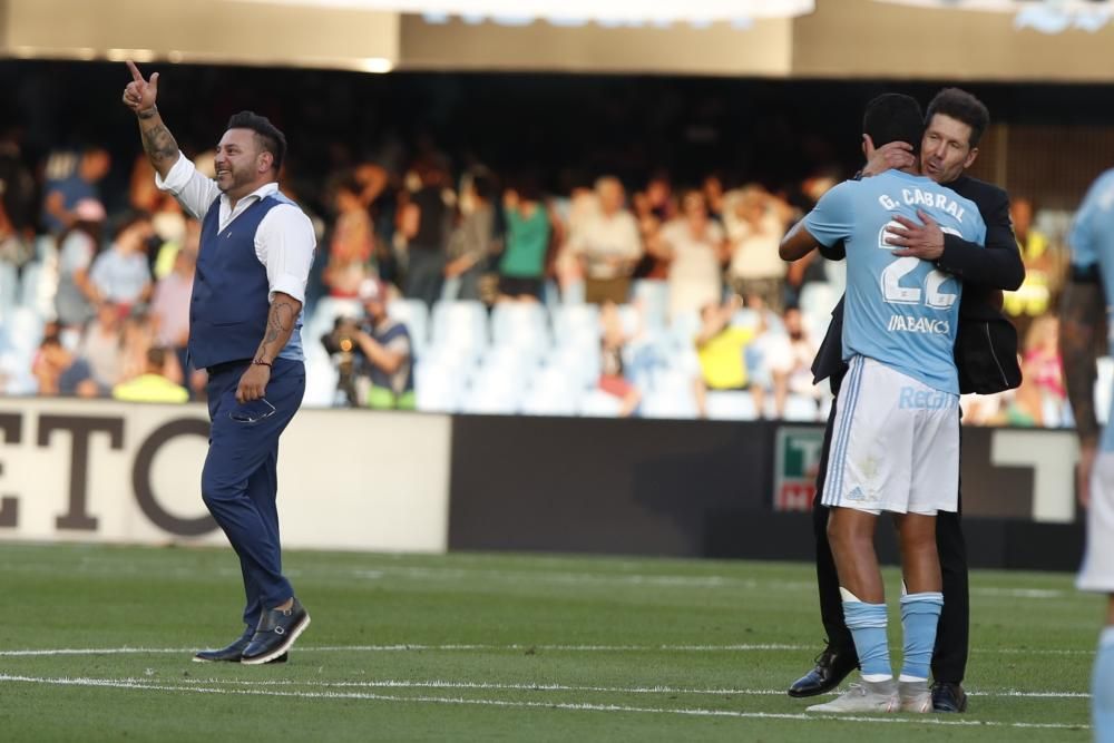 Intensidad a flor de piel en el duelo entre celestes y rojiblancos en el estadio de Balaídos.