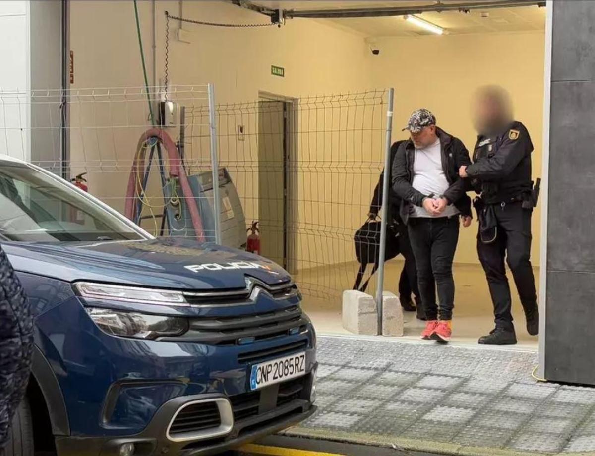 Manuel Fernando R. R., a la salida del juzgado el 11 de diciembre de 2024