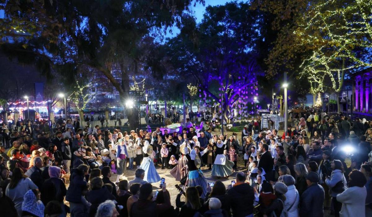 El Belén viviente de la Misericòrdia se reabre en el renovado jardín