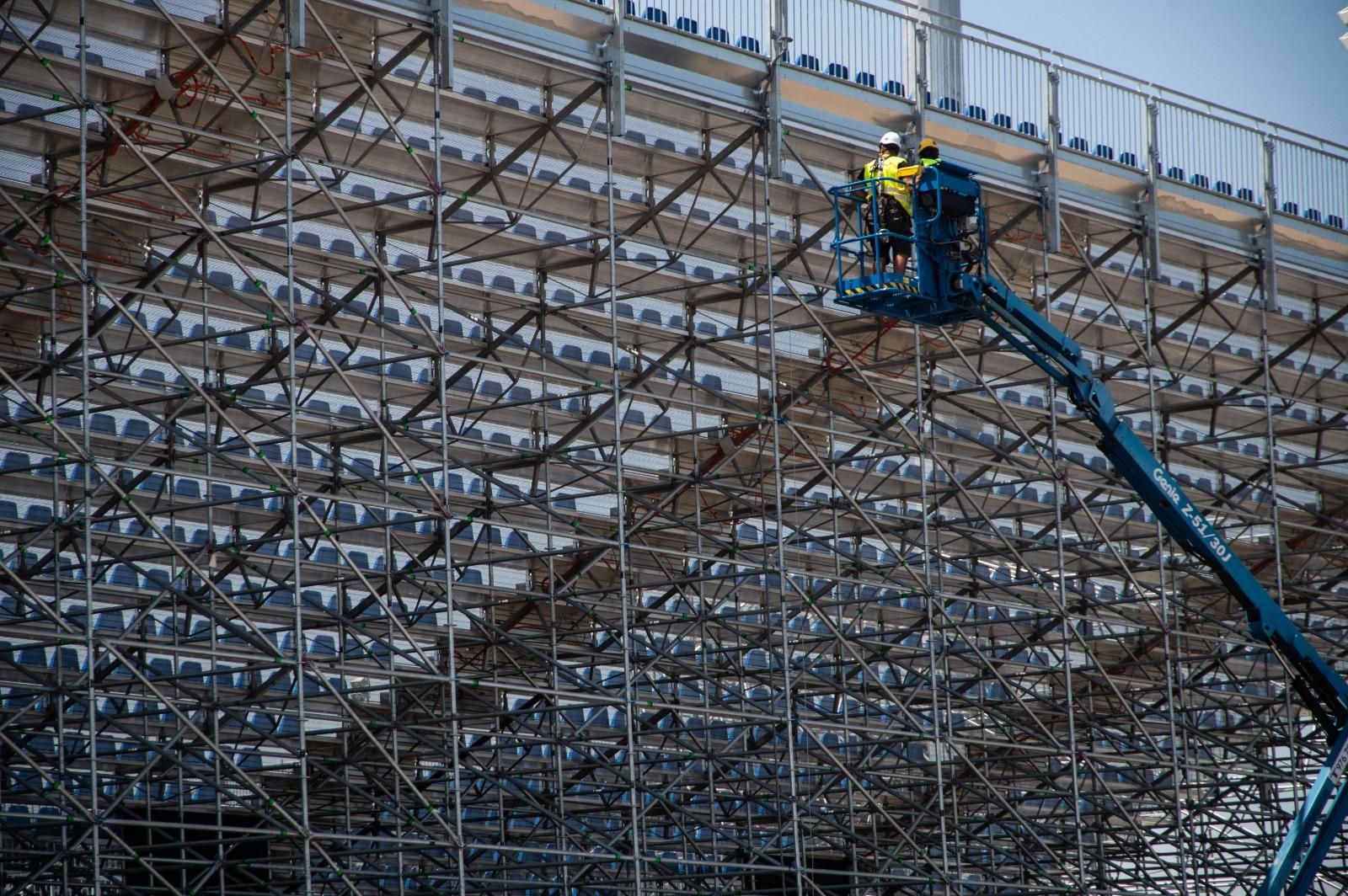 En imágenes | Así está el Ibercaja Estadio a pocos días de su inauguración en un amistoso