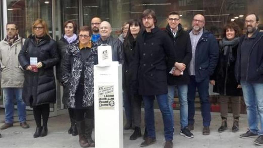 L&#039;obra inaugurada a la Biblioteca.