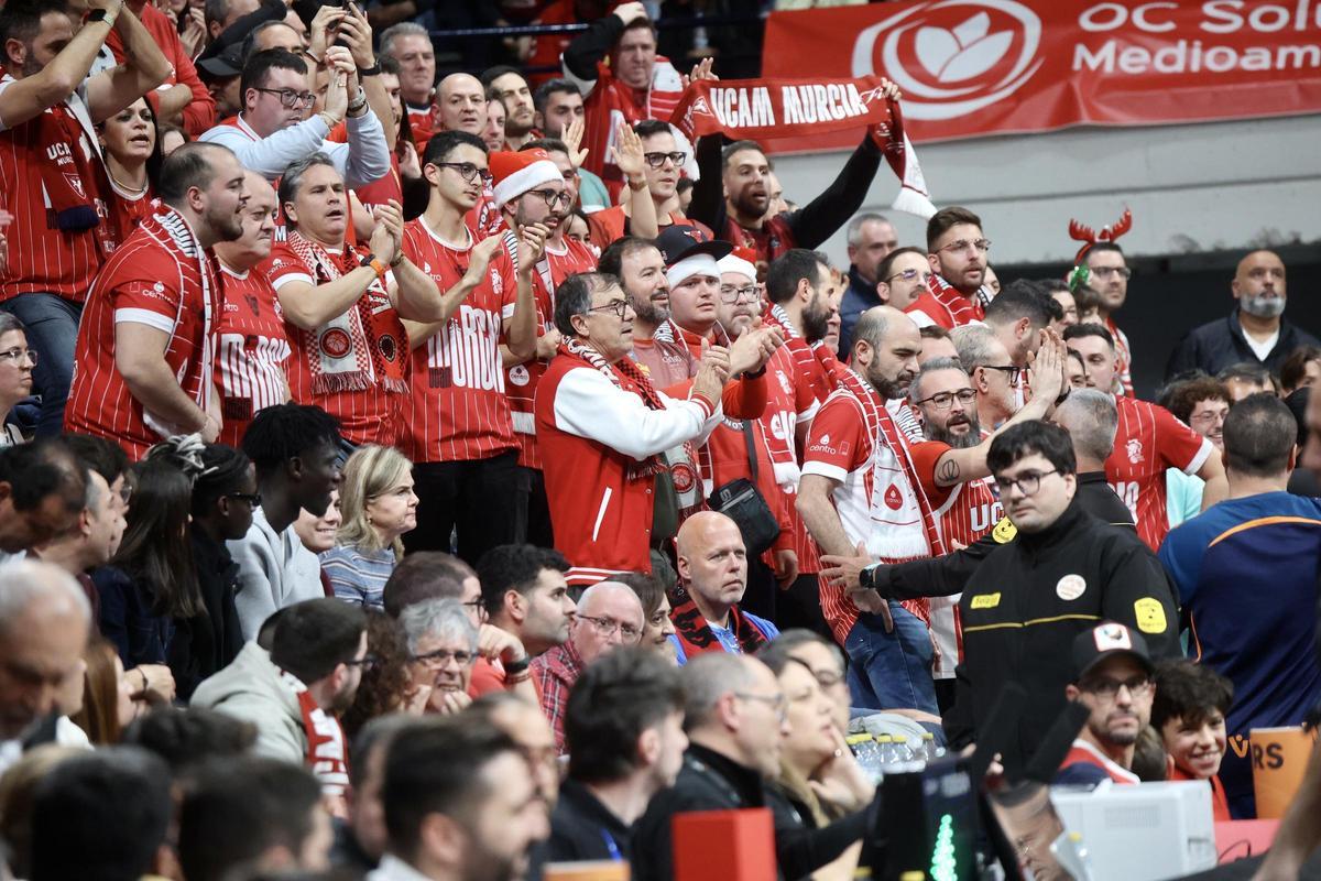 Las mejores imágenes de la victoria del UCAM Murcia frente al Valencia Las mejores imágenes de la victoria del UCAM Murcia frente al Valencia