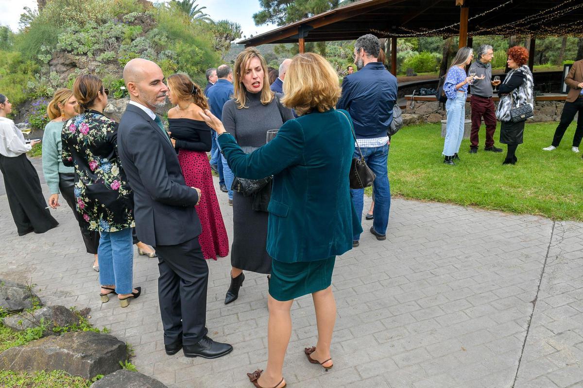Brindis del presidente del Cabildo en el Jardín Canario