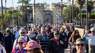 Más de 400 romeros peregrinan juntos a Bótoa desde Badajoz