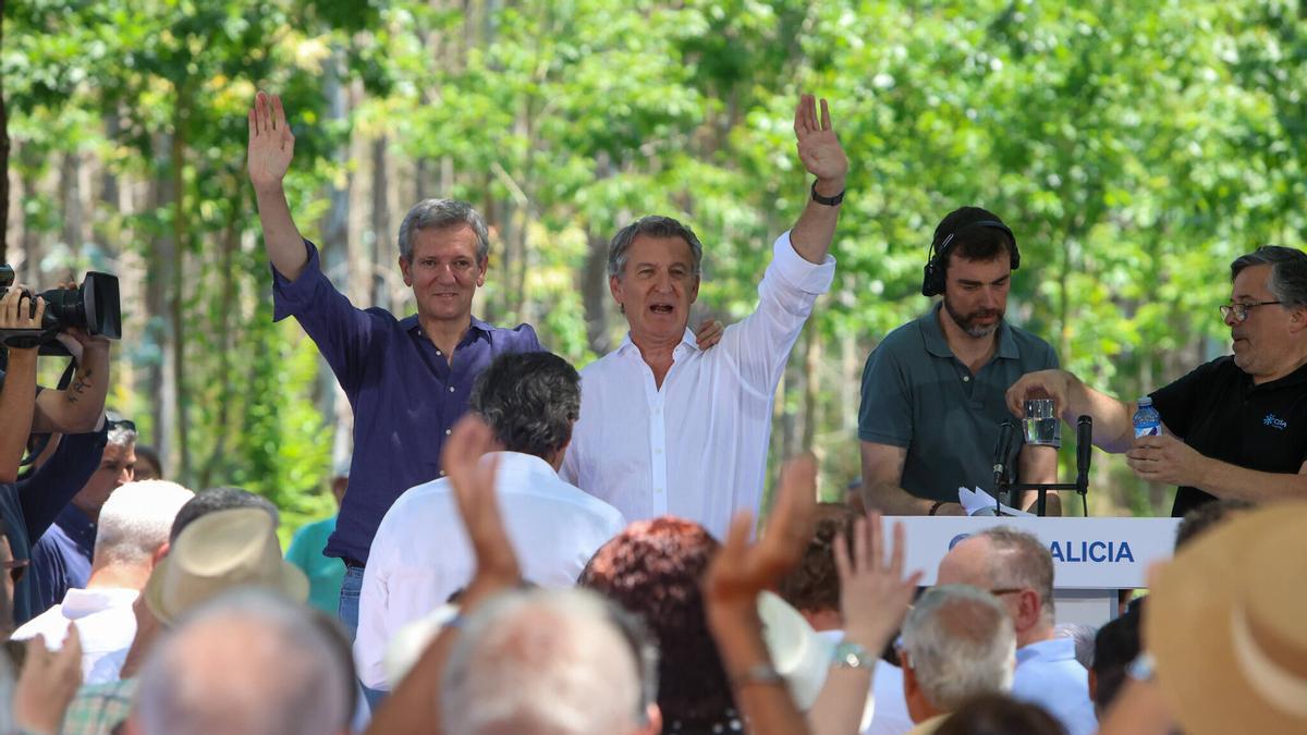 Romería del Partido Popular en O Pino en junio de 2026.