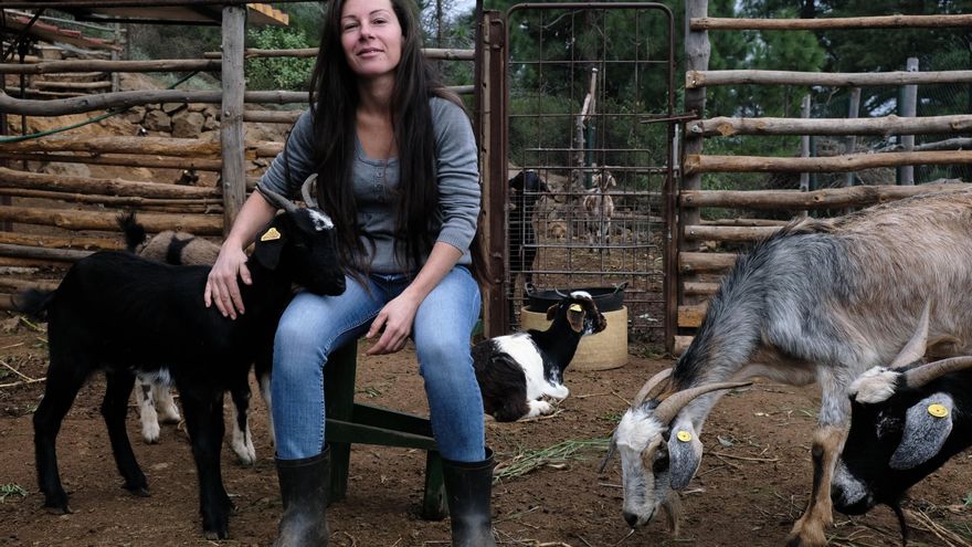 Jenifer Santos, the young organic farmer and cheesemaker who succeeds in Tenerife