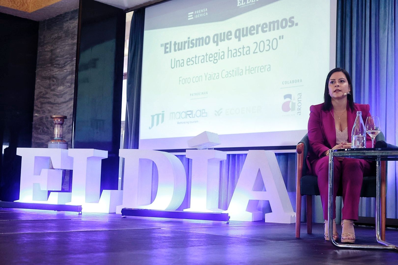 Foro de Turismo de El Día con la consejera Yaiza Castilla