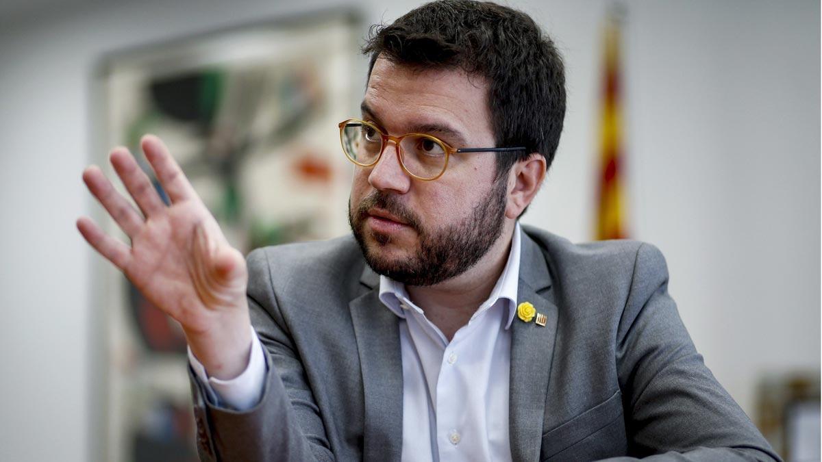 Pere Aragonès reclama al Gobierno elevar los objetivos de déficit para 2019 y 2020.