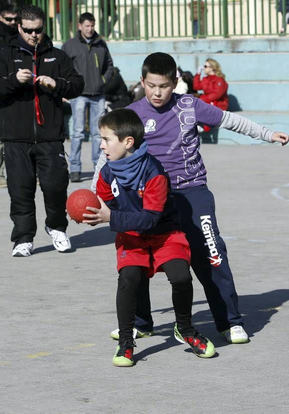 BALONMANO: Maristas-Casablanca (alevín masculino) / Maristas-Balonmano Aragón (infantil) / Maristas-Aragón Santa Isabel (benjamín mixto)