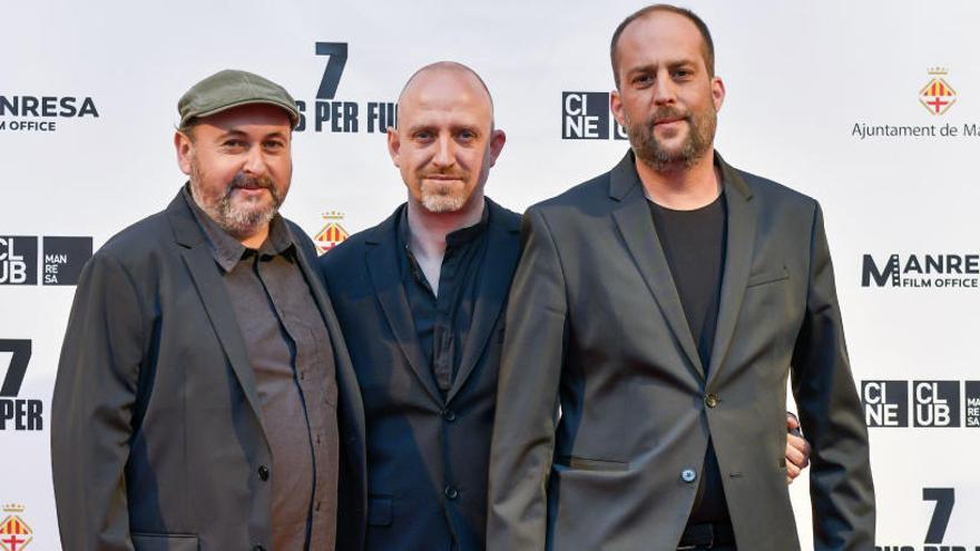 Els tres directors manresans David Torras, Esteve Soler i Gerard Quinto