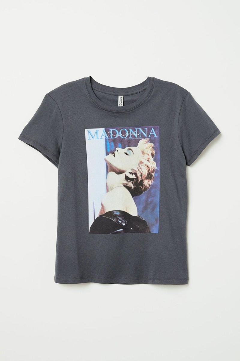 Camiseta de Madonna de H&M. (Precio: 14,99 euros)