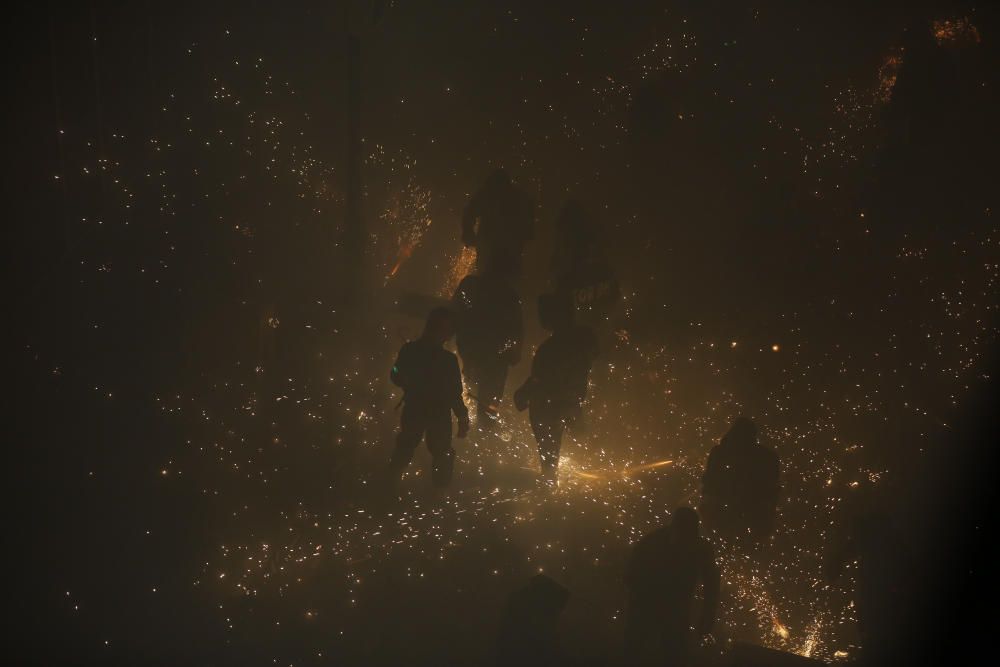 La Cordà de Paterna, en la que se disparan miles de cohetes.