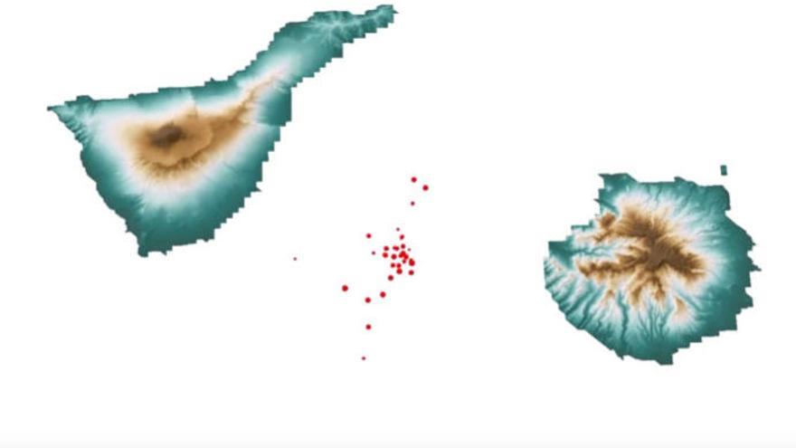 Hasta 33 terremotos entre Tenerife y Gran Canaria en dos días
