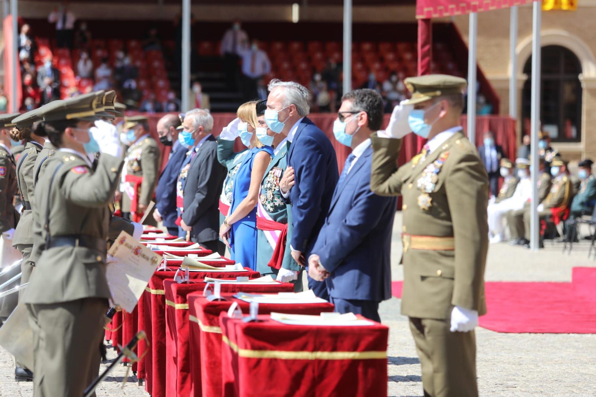 El Rey preside la entrega de despachos a los nuevos oficiales del Ejército y la Guardia Civil