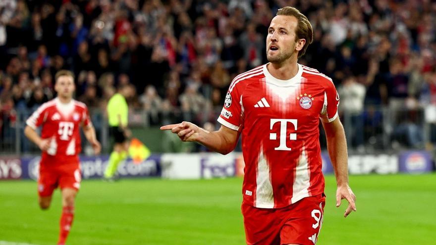 Si el Bayern golea, él no podía faltar: el gol de Harry Kane frente al Brujas