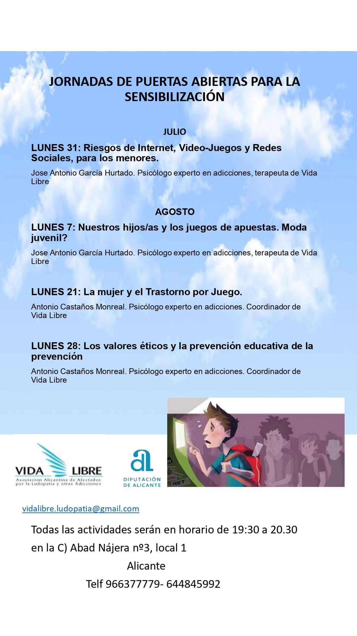 Jornadas de puertas abiertas para la sensibilización