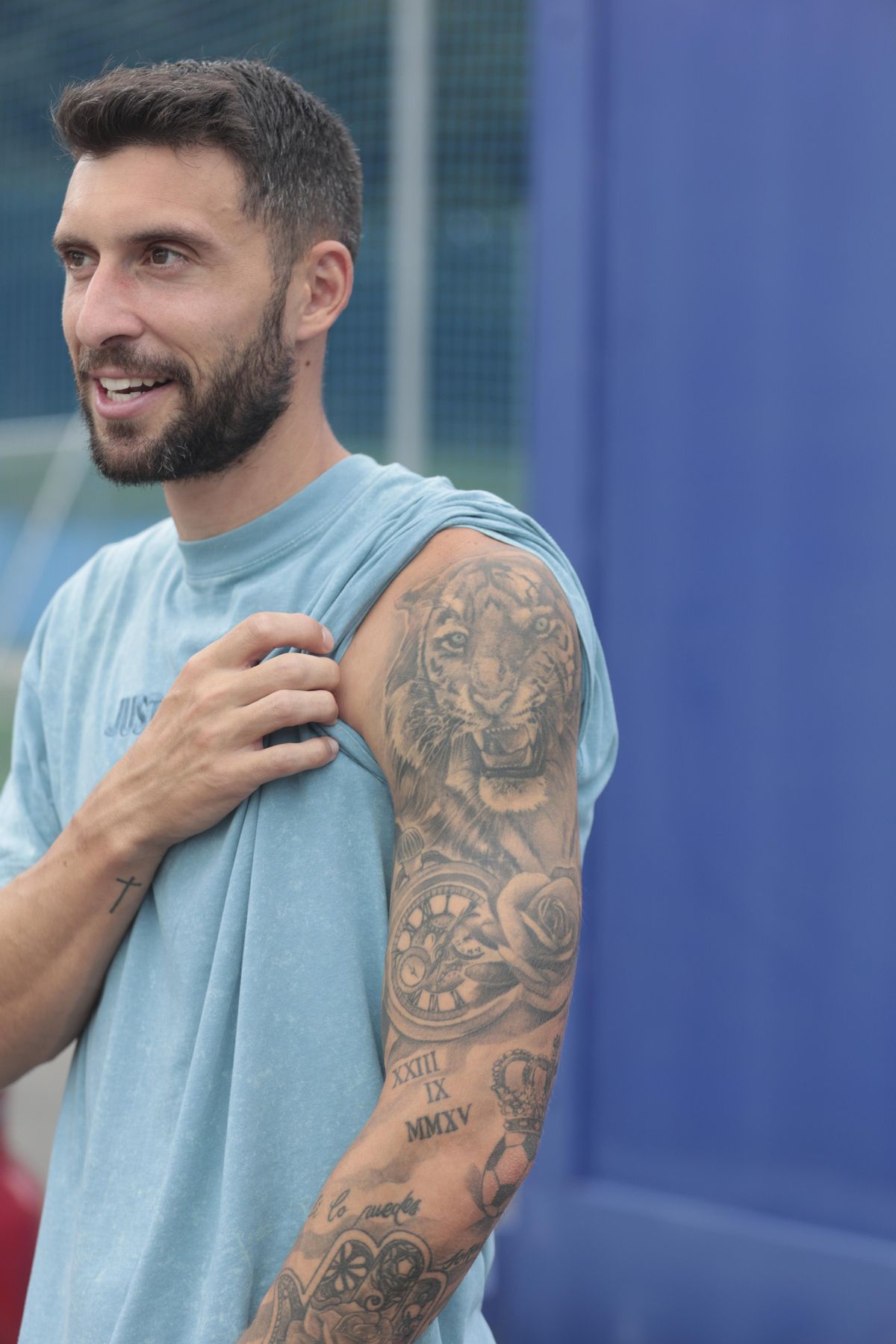 Borja Bastón, en El Requexón.