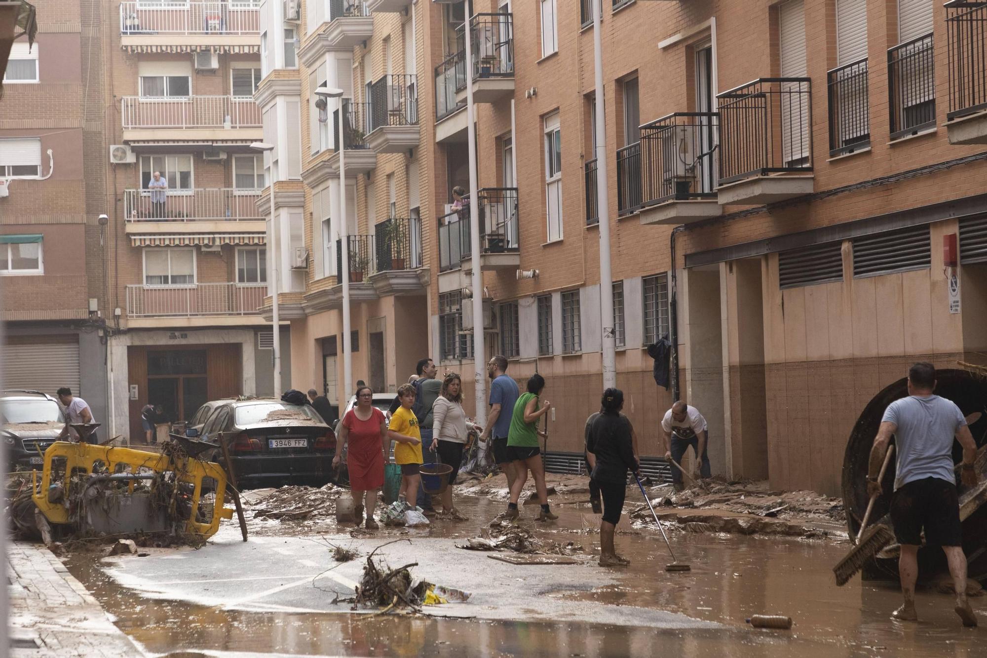 La devastación en Paiporta tras la catástrofe