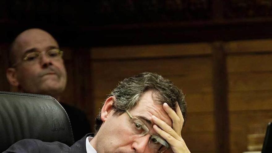 Fernando Couto, edil de Foro, durante el Pleno.