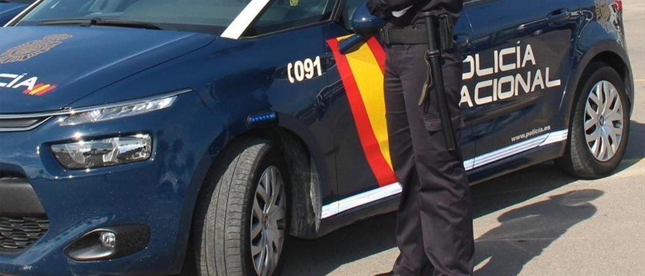 Un coche de la Policía Nacional.