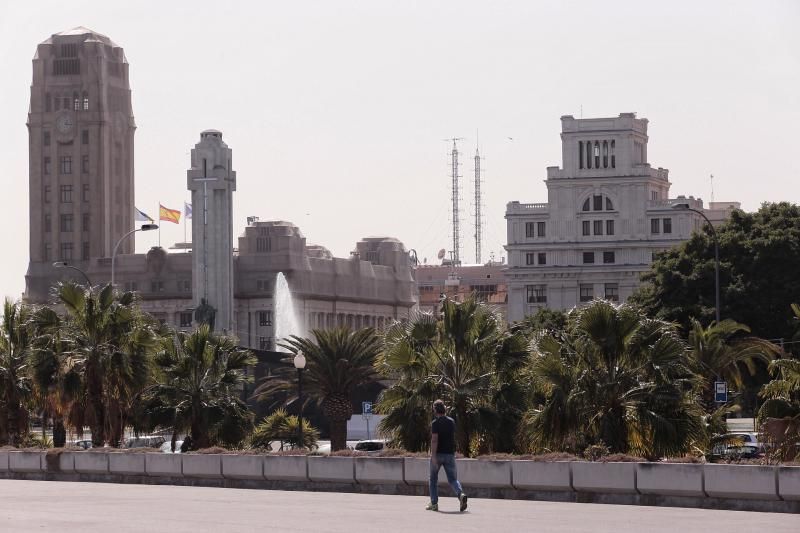 Calor y calima en Tenerife, 30 de enero de 2020