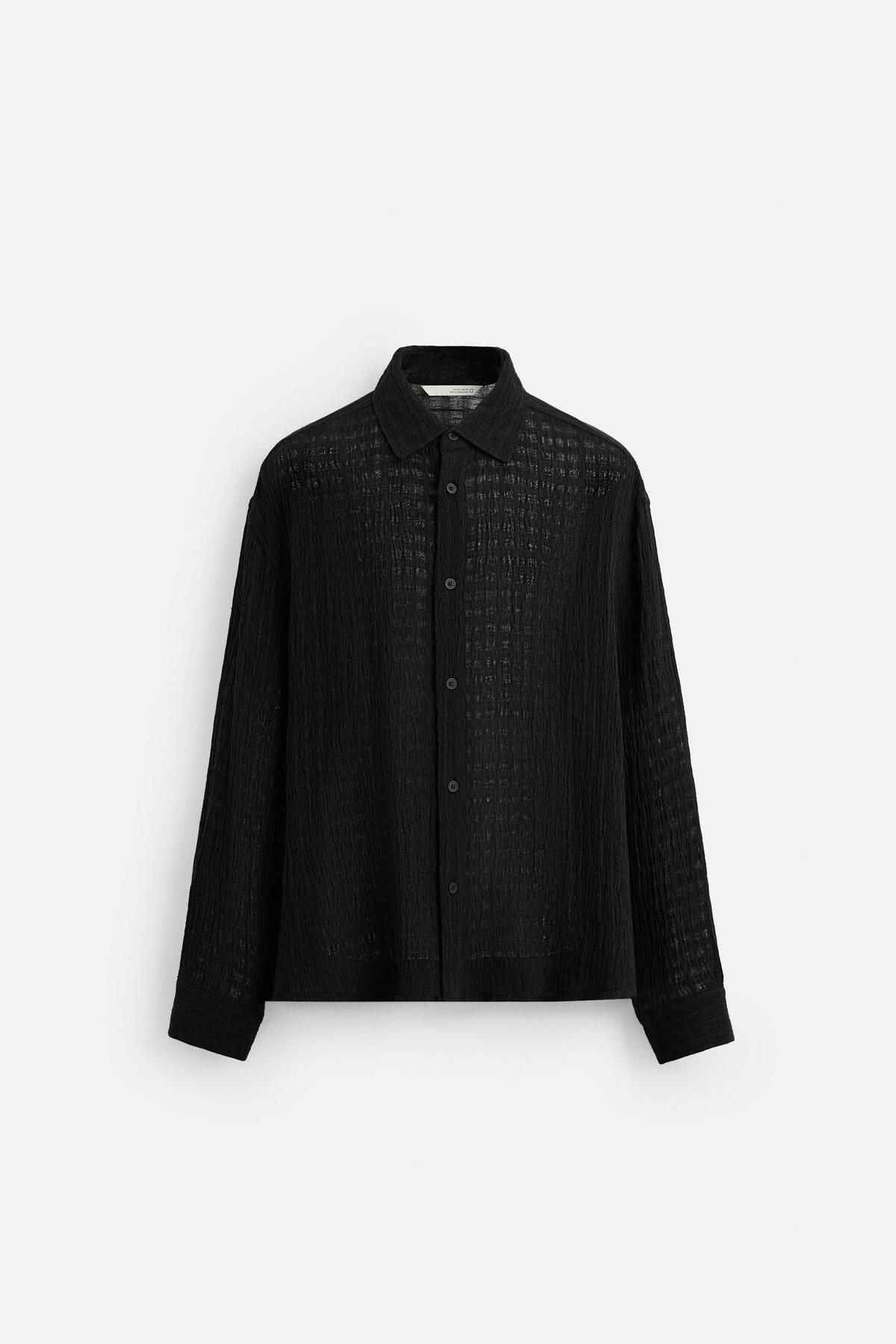 Camisa de jacquard de Zara
