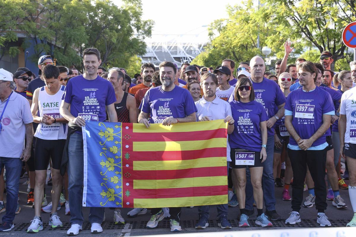 Alicante celebra la 10ª edición de la Carrera contra el Cáncer de Páncreas