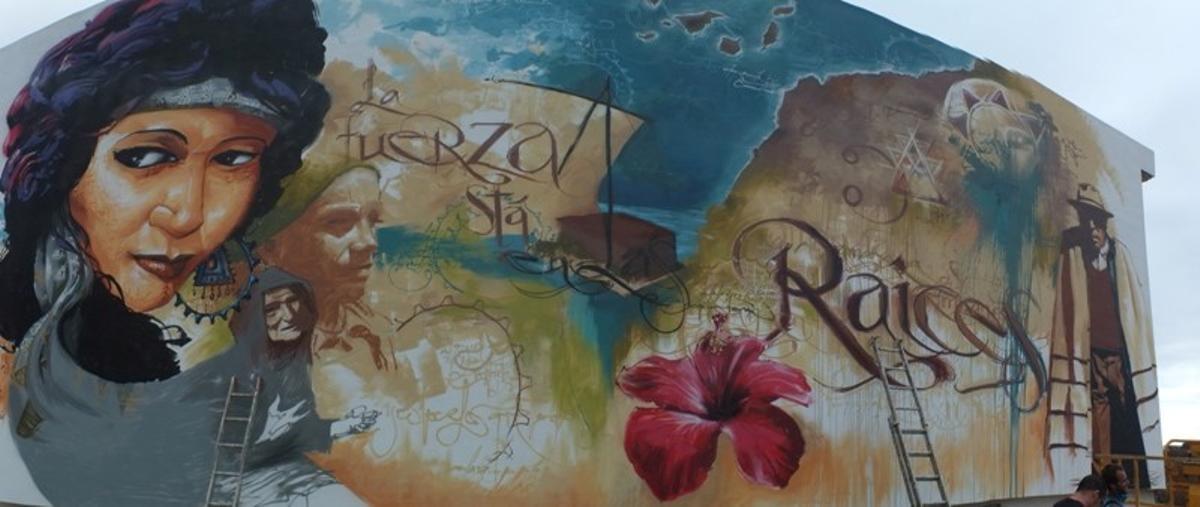 El arte callejero es parte del Puerto de la Cruz desde 2014
