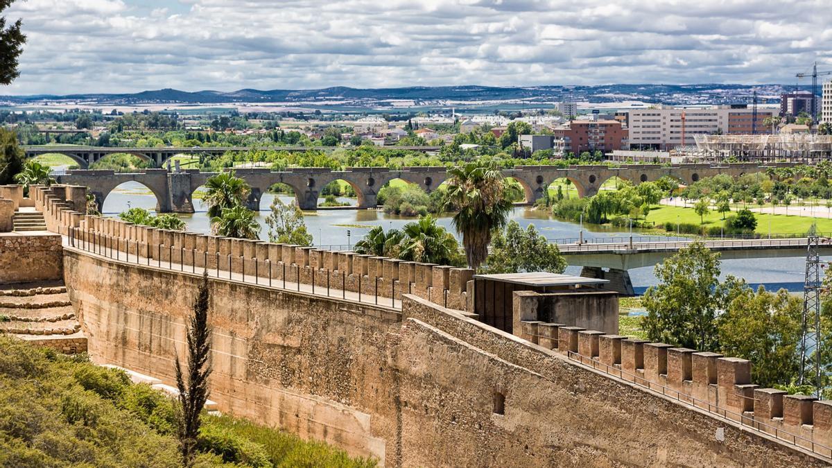 Vista desde la Alcazaba de Badajoz