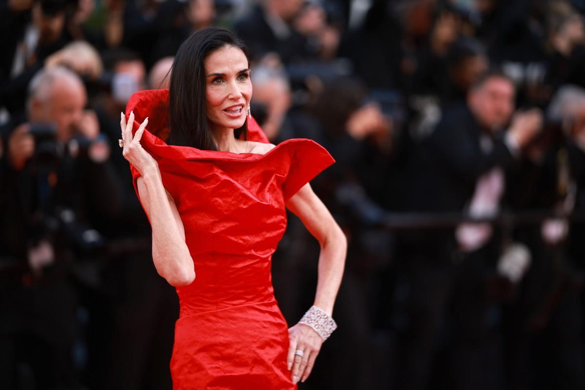 CANNES (France), 14/05/2026.- Feature Films Jury Member Demi Moore attends the premiere of 'Fatherland' during the 79th annual Cannes Film Festival, in Cannes, France, 14 May 2026. The film festival runs from 12 to 23 May 2026. (Cine, Francia) EFE/EPA/CLEMENS BILAN