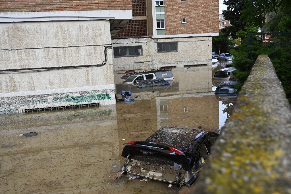 Las imágenes de la DANA a su paso por Cartagena