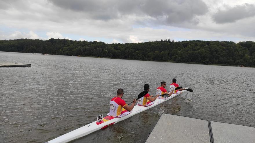 Carlos Garrote remará la final del K-4 500 en el Mundial de piragüismo