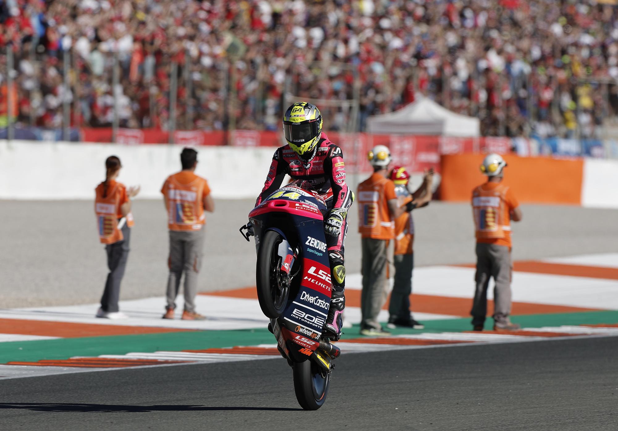 Las celebraciones de los campeones