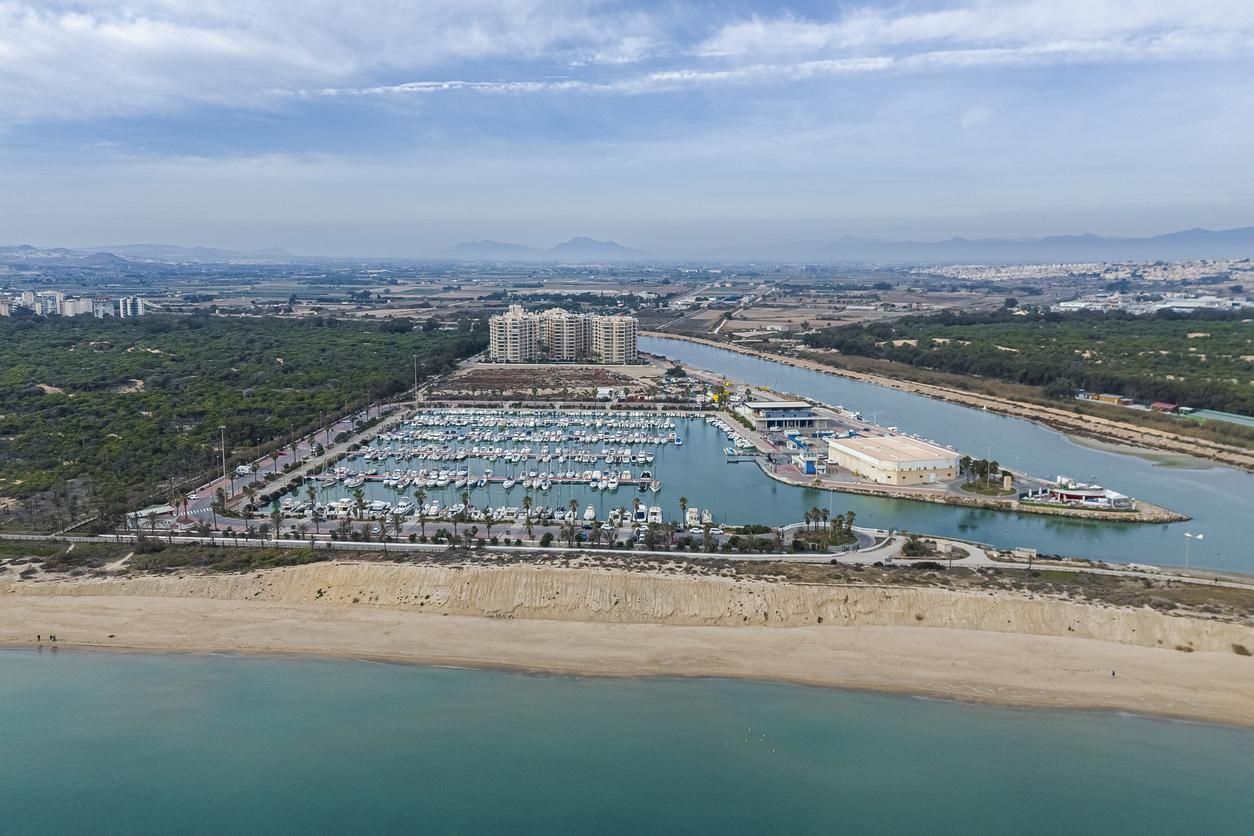 Vista de Guardamar del Segura en Alicante