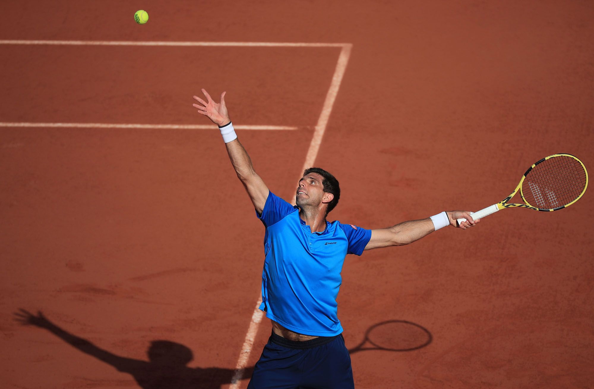 Las imágenes de los octavos de final de Roland Garros entre Alejandro Davidovich y Federico Delbonis