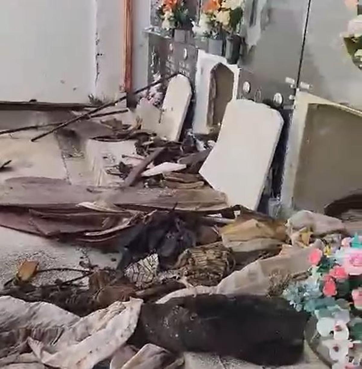 Conmoción en Bufali tras el saqueo en el cementerio