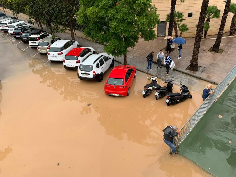 El temporal descarga sobre Ibiza y Formentera