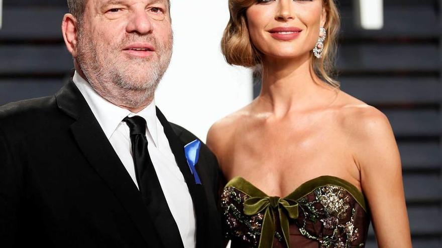 Harvey Weinstein y Georgina Chapman.