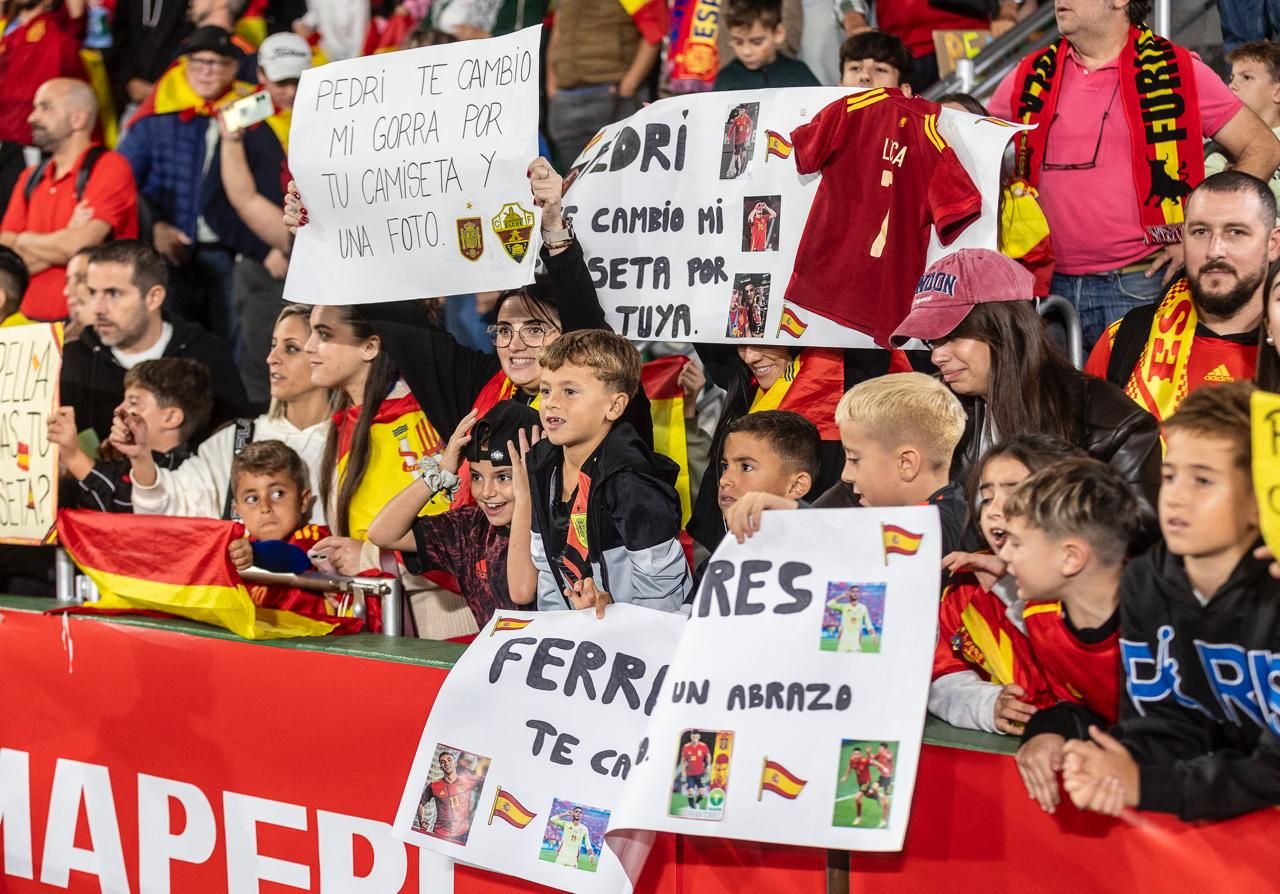 España - Georgia, en imágenes